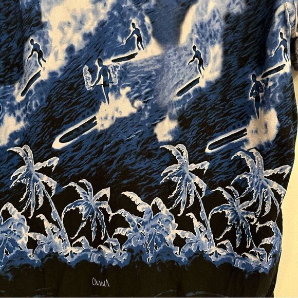 OVADIA & SONS Shirt Men Size Small Hawaiian Surf Button Down - Picture 9 of 9